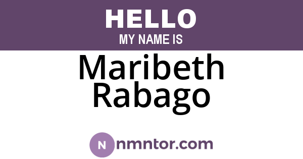 Maribeth Rabago