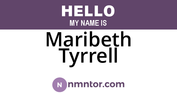 Maribeth Tyrrell
