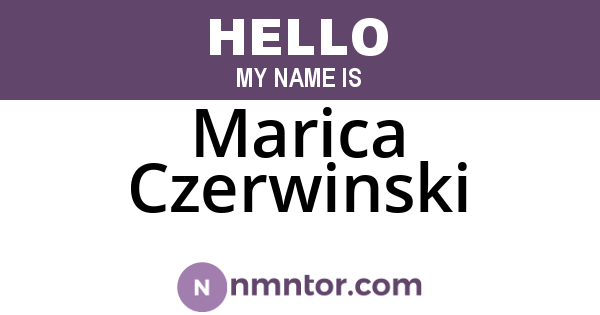 Marica Czerwinski