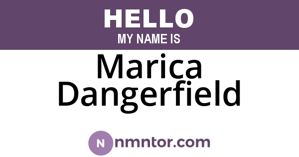Marica Dangerfield