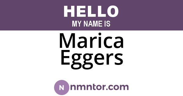 Marica Eggers
