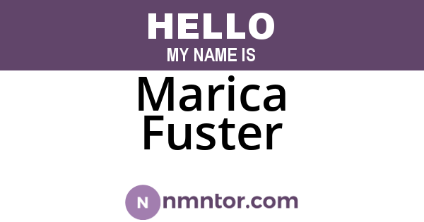 Marica Fuster