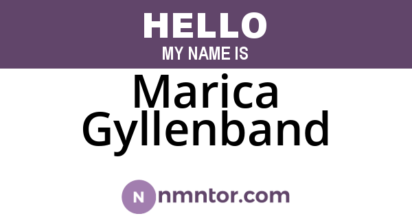 Marica Gyllenband
