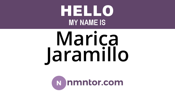 Marica Jaramillo