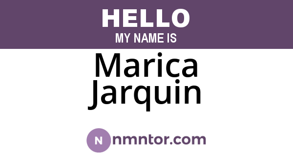 Marica Jarquin