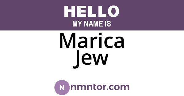 Marica Jew