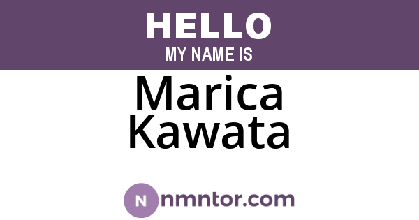 Marica Kawata
