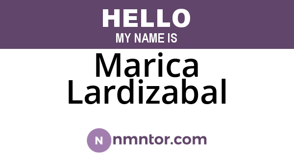 Marica Lardizabal
