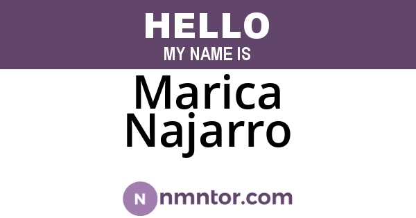 Marica Najarro