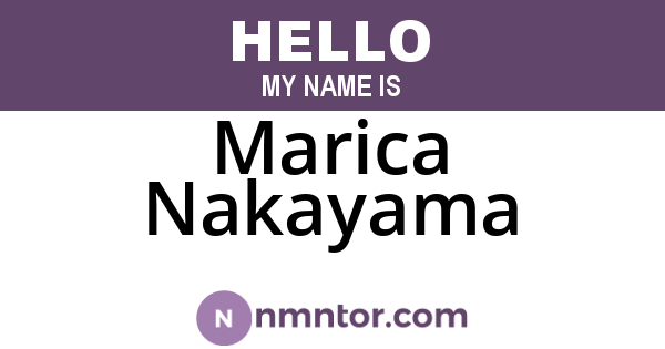 Marica Nakayama