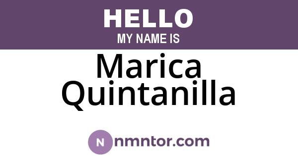 Marica Quintanilla