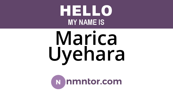 Marica Uyehara