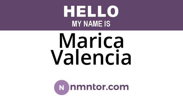 Marica Valencia
