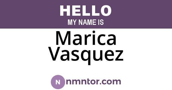 Marica Vasquez