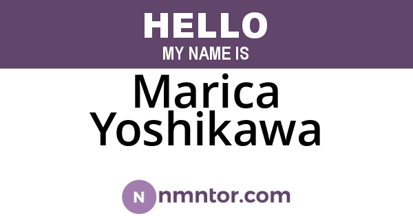 Marica Yoshikawa