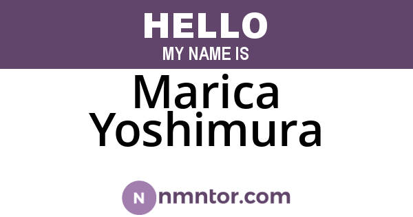 Marica Yoshimura