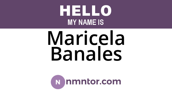 Maricela Banales