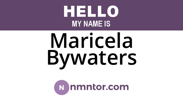 Maricela Bywaters