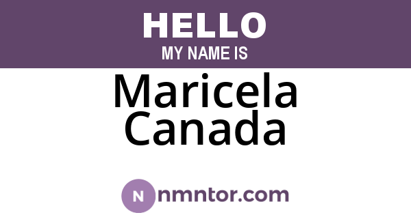 Maricela Canada