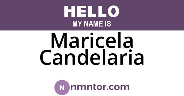 Maricela Candelaria