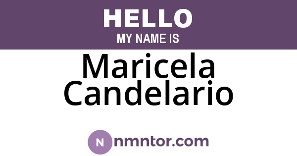 Maricela Candelario