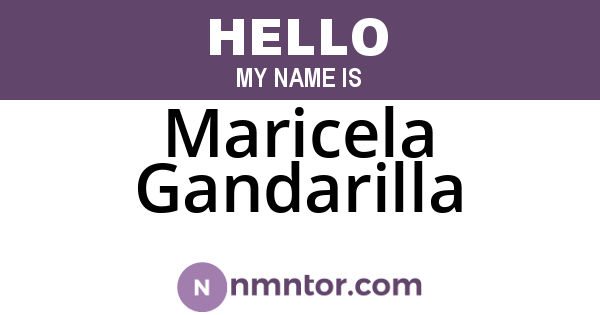 Maricela Gandarilla