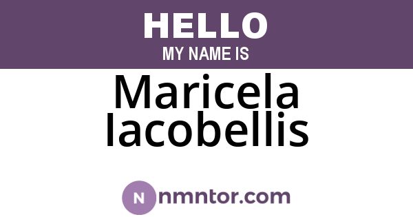 Maricela Iacobellis
