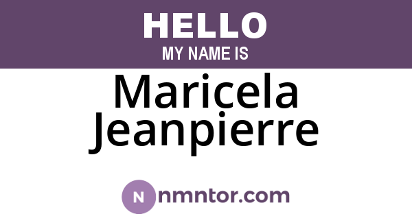 Maricela Jeanpierre