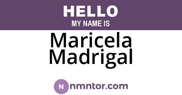 Maricela Madrigal