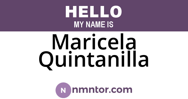 Maricela Quintanilla