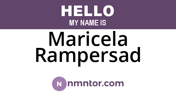 Maricela Rampersad