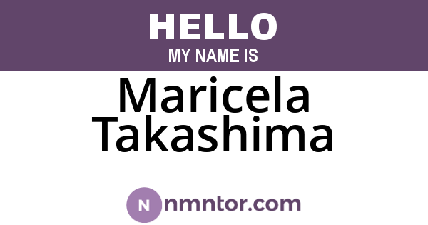 Maricela Takashima