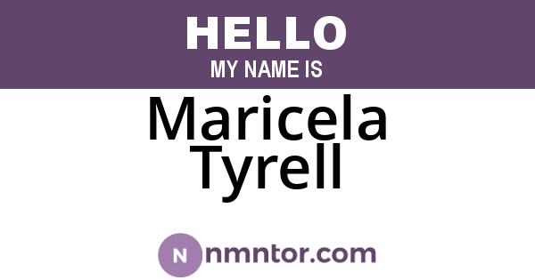 Maricela Tyrell