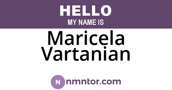 Maricela Vartanian