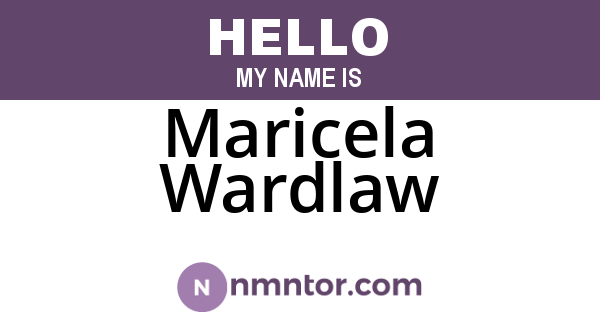 Maricela Wardlaw
