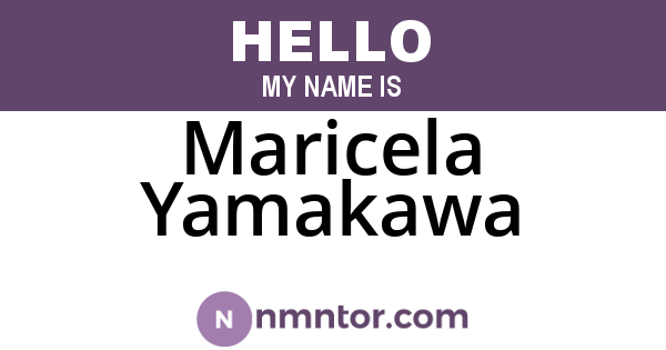Maricela Yamakawa