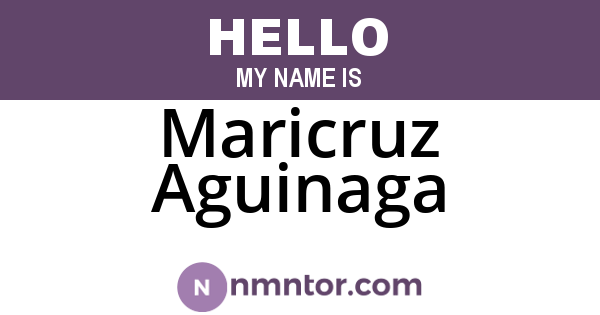 Maricruz Aguinaga