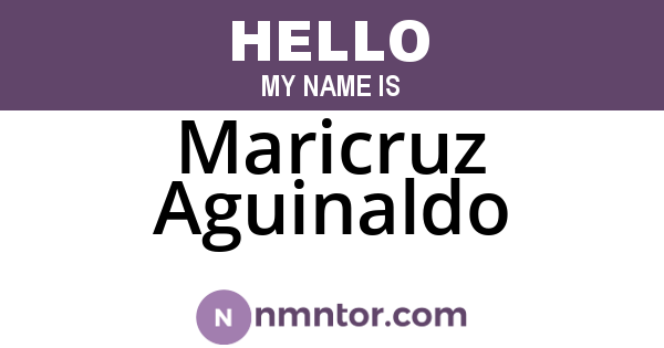 Maricruz Aguinaldo