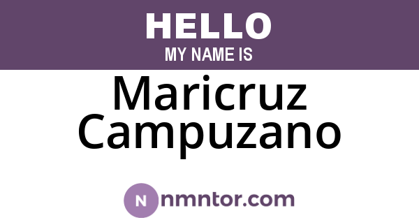 Maricruz Campuzano