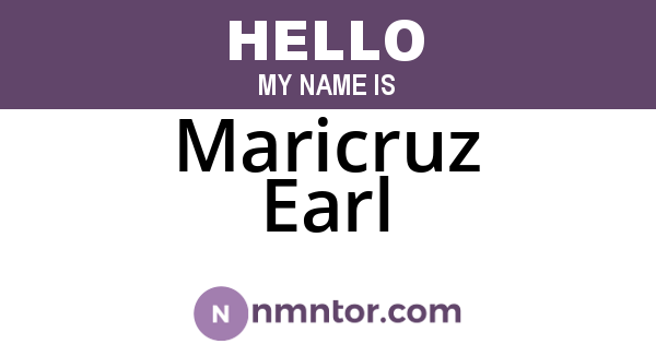 Maricruz Earl