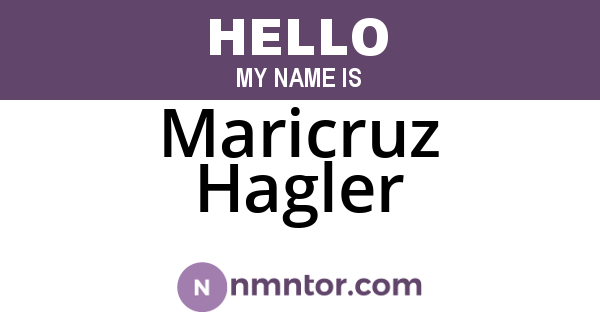 Maricruz Hagler