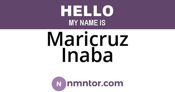 Maricruz Inaba