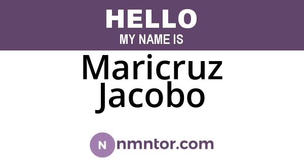 Maricruz Jacobo