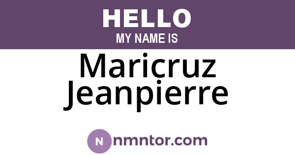 Maricruz Jeanpierre