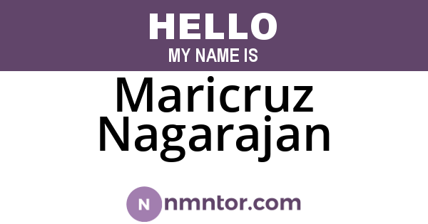 Maricruz Nagarajan