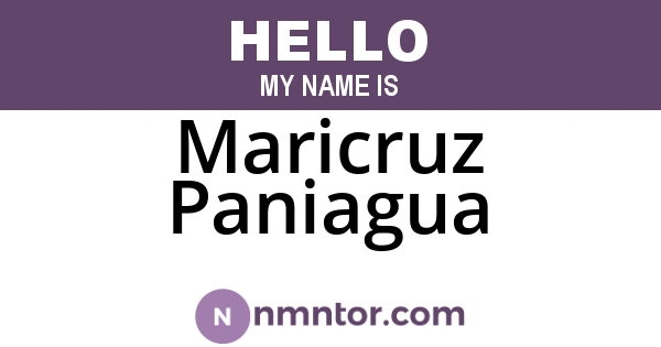 Maricruz Paniagua