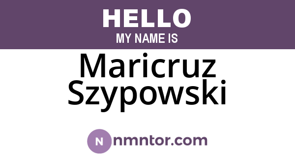 Maricruz Szypowski