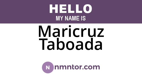 Maricruz Taboada