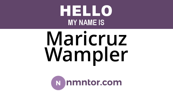 Maricruz Wampler