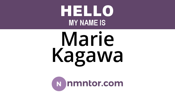 Marie Kagawa